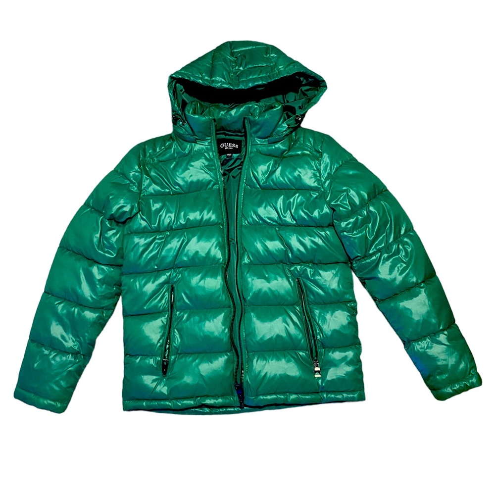 Guess Green Puffer Jacket